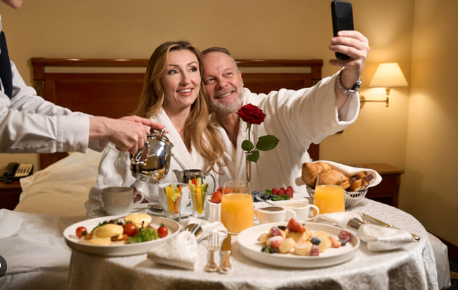 Cena aniversario elegante