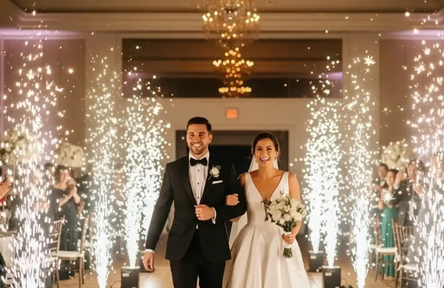 Boda romántica al aire libre