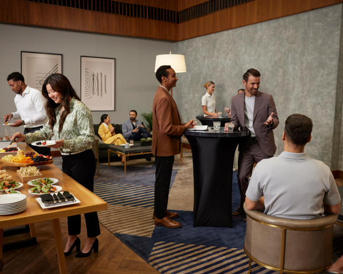 Encuentro privado en restaurante